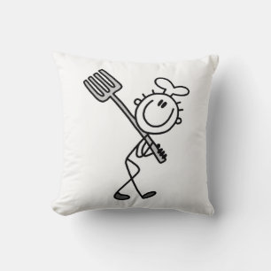 Coussin Cuisinier Bonhomme Allumette Avec Fourchette
