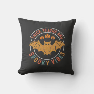 Coussin Cuisses Épaisses Vibes Sombres Design Chauve-Souri