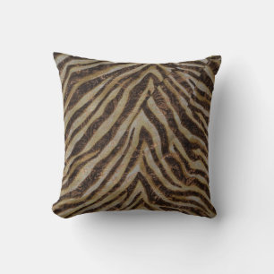 Coussin Cuivre métallique d'or de bronze de poster de