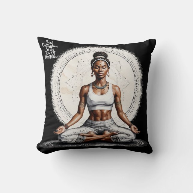 Coussin Cultivation de sa sagesse (Recto)