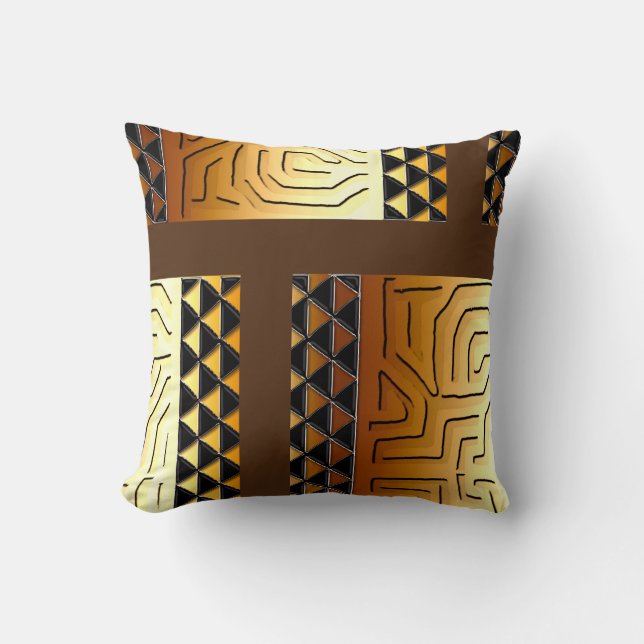 Coussin “Culture Kuba :  (Recto)