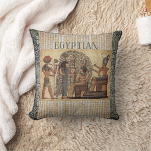 Coussin Culture vintage égyptien ancien, Art de design