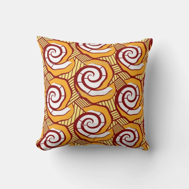Coussin Curles Brown de Cinamon (Recto)
