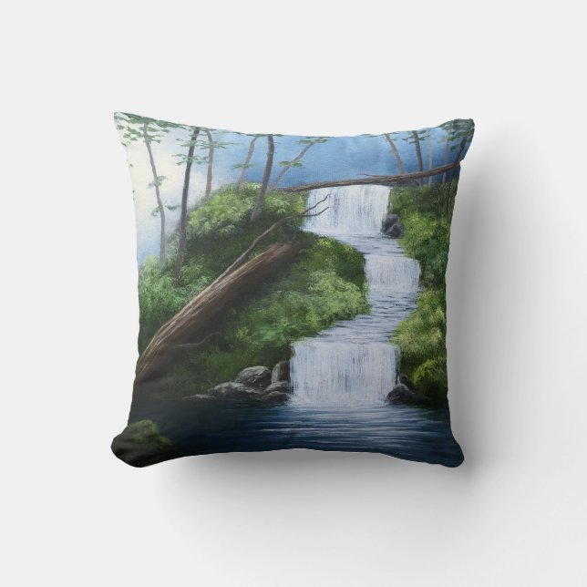 Coussin Cushion d'accentuation de cascade (Recto)