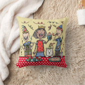 Coussin Cushion de la fête des enfants mignons (Couverture)