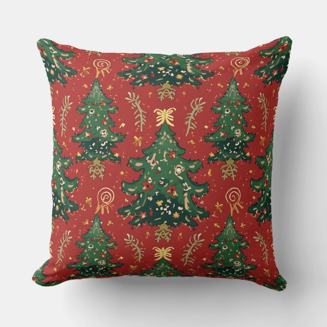Coussin Cushion du dossier de Noël (Recto)