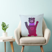 Coussin Cushion Kids Room Brown Ours Lady (Chaise)