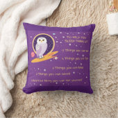 Coussin Cushion Mindfulness 5 Étapes - Logo Owl-t (Couverture)