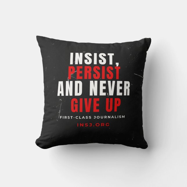 Coussin Cushion - Never stop (Recto)
