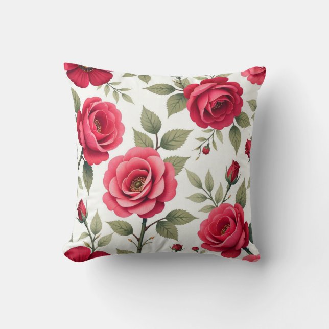 Coussin Cushion of roses (Recto)