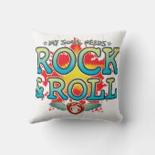 Coussin Cushion Rock & Roll Soul (Verso)
