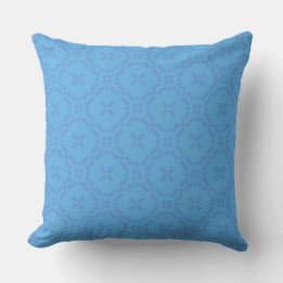 Coussin Cushion Welsh Tapestry Motif bleu sur bleu