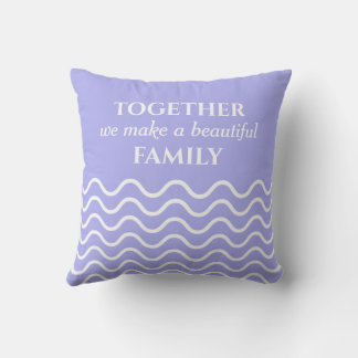 Coussin Custom 9 Photo Collage Family Quote Keepsake 