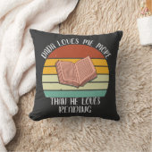Coussin CUSTOM Dada M'Aime Plus Qu'Il N'Aime Lire (Couverture)