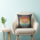 Coussin CUSTOM Dada M'Aime Plus Qu'Il N'Aime Lire (Chaise)