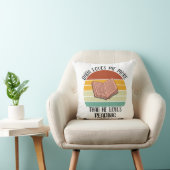 Coussin CUSTOM Dada M'Aime Plus Qu'Il N'Aime Lire (Chaise)