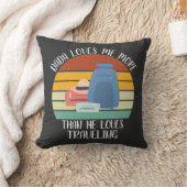 Coussin CUSTOM Dada M'Aime Plus Qu'Il N'Aime Voyager (Couverture)