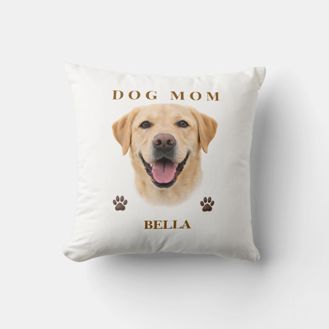 Coussin Custom Dog Portrait Gift for Her | Personalized (Recto)