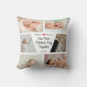 Coussin Custom First Mother's Day Avec 6 photos (Recto)