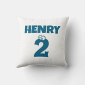 Coussin Custom Funny Cartoon Eyes Kids' Birthdays (Verso)