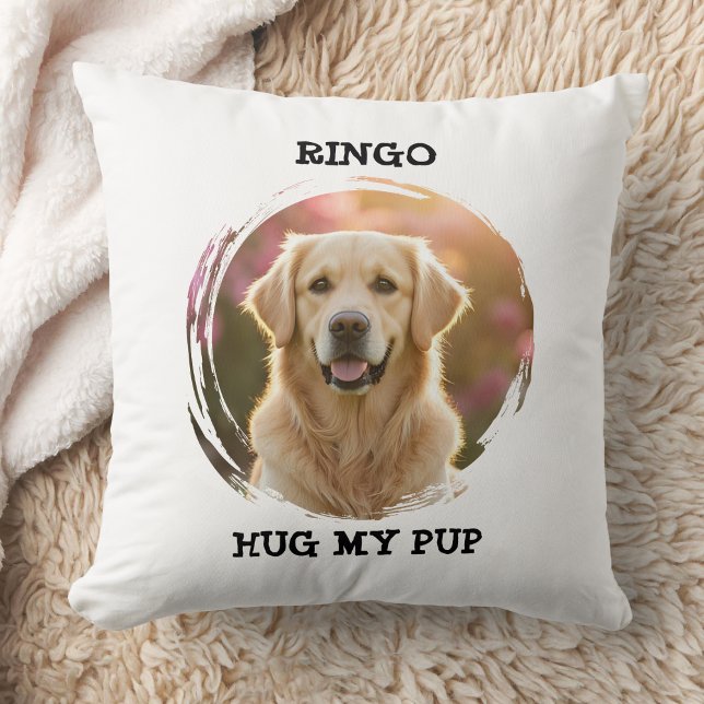 Coussin Custom Memorial Pet Pillow Hug My Pup Dog Gift (Créateur téléchargé)