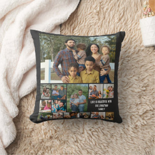 Coussin Custom Modern Family 14 Photo Collage Modèle