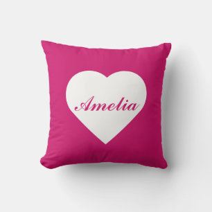 Coussin Custom Modern pop hot rose