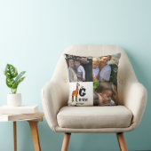 Coussin Custom monogram G is for Giraffe cute giraffes (Chaise)