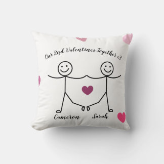 Coussin Custom Personalized Valentines Pillow