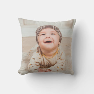 Coussin Custom photo and text Christmas