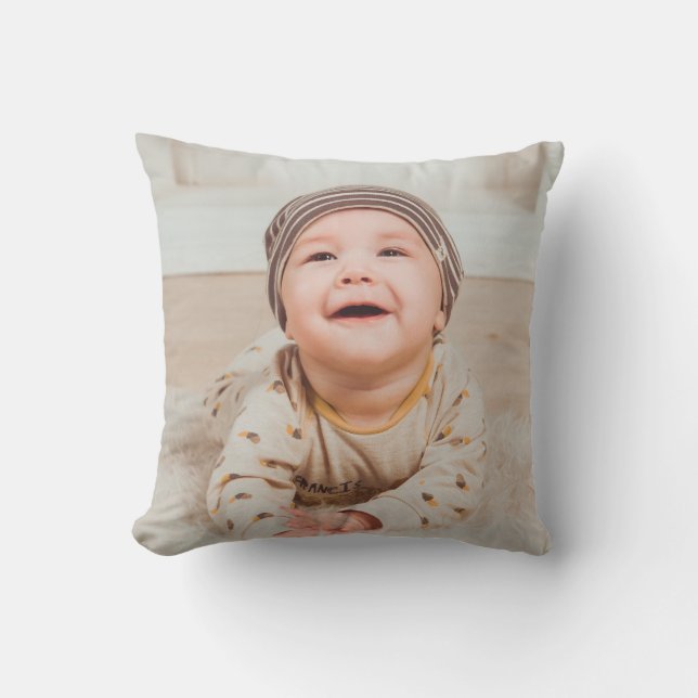 Coussin Custom photo and text Christmas (Recto)