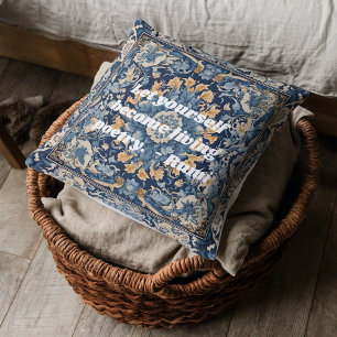 Coussin Custom Vintage Carrelage Nowruz Iran Nouvel An Cad