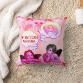 Coussin Customisé AMOUR MON PETIT VALENTINE Cherub Angels (Couverture)