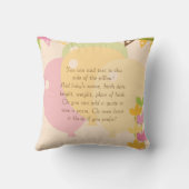 Coussin customisé de cirque de bébé (Verso)