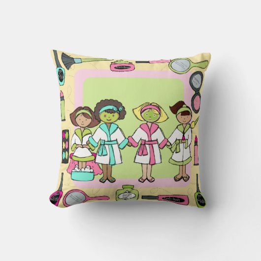 Coussin customisé de partie de spa (Recto)