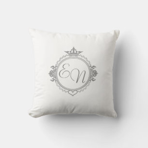 Coussin Customiser les noms, initiales et phrase Aimer