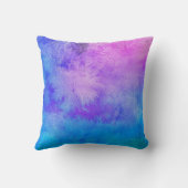 Coussin Cute aquarelle Rainbow Unicorn Personnalisé (Verso)