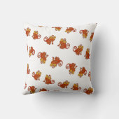 Coussin Cute Aquarelle Singes Faune jungle animaux (Verso)