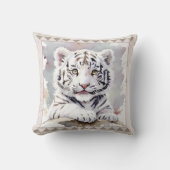 Coussin Cute Aquarelle Tiger Cub Animal Art (Recto)