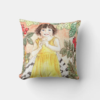 Coussin Cute Autumn Fairy Cushion