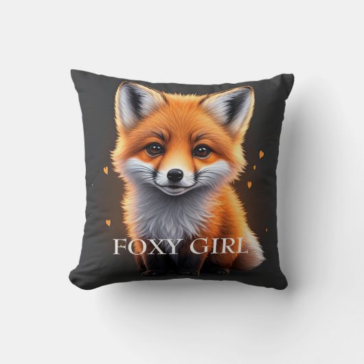 Coussin Cute Baby Fox (Recto)