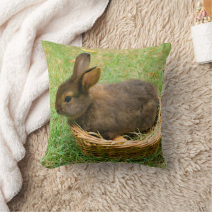Coussin Cute baby rabbit