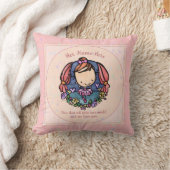 Coussin Cute Ballerina Ballet Dancer Keepsaké rose (Couverture)