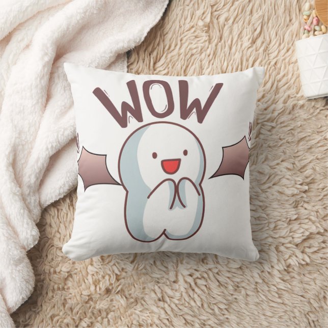 Coussin Cute Bat WOW  (Couverture)