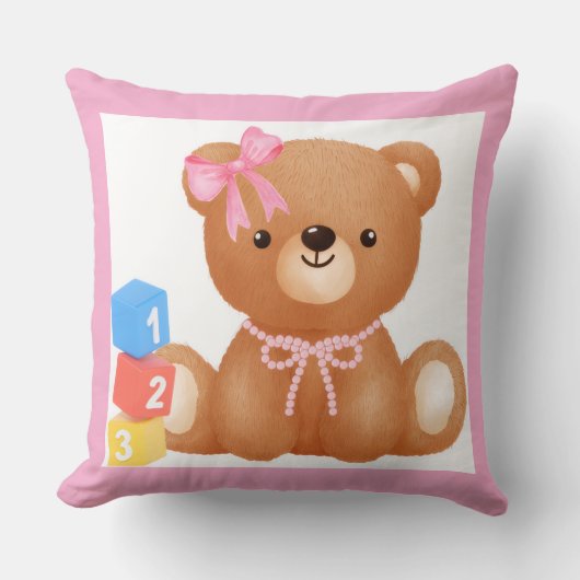 Coussin Cute bear. (Recto)