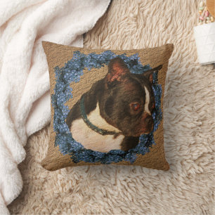 Coussin Cute Boston Terrier Dog