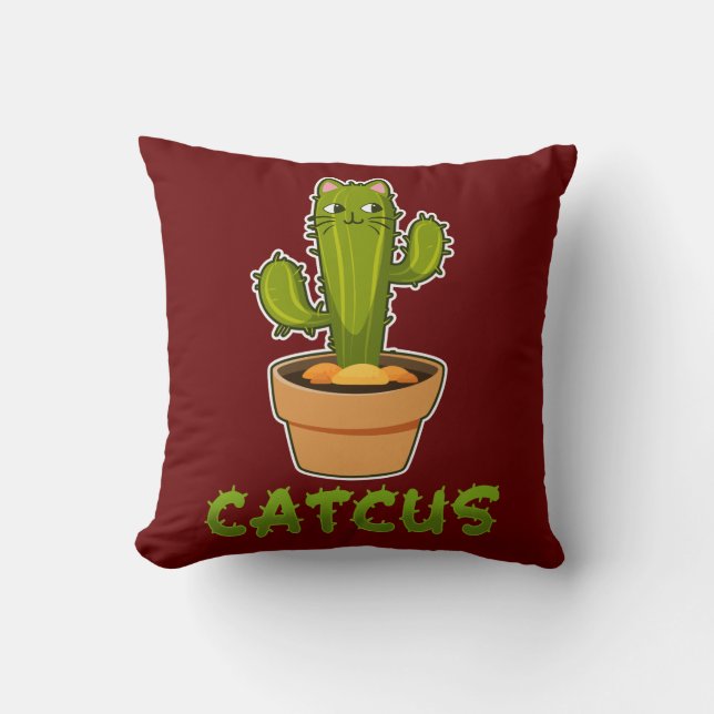 Coussin Cute Cactus Catcus Pet Lover Plante (Recto)