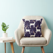 Coussin Cute cartoon deer seamless pattern, nursery backgr (Chaise)