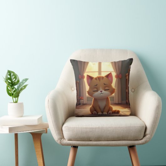 Coussin Cute cat (Chaise)