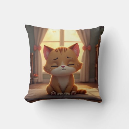 Coussin Cute cat (Recto)